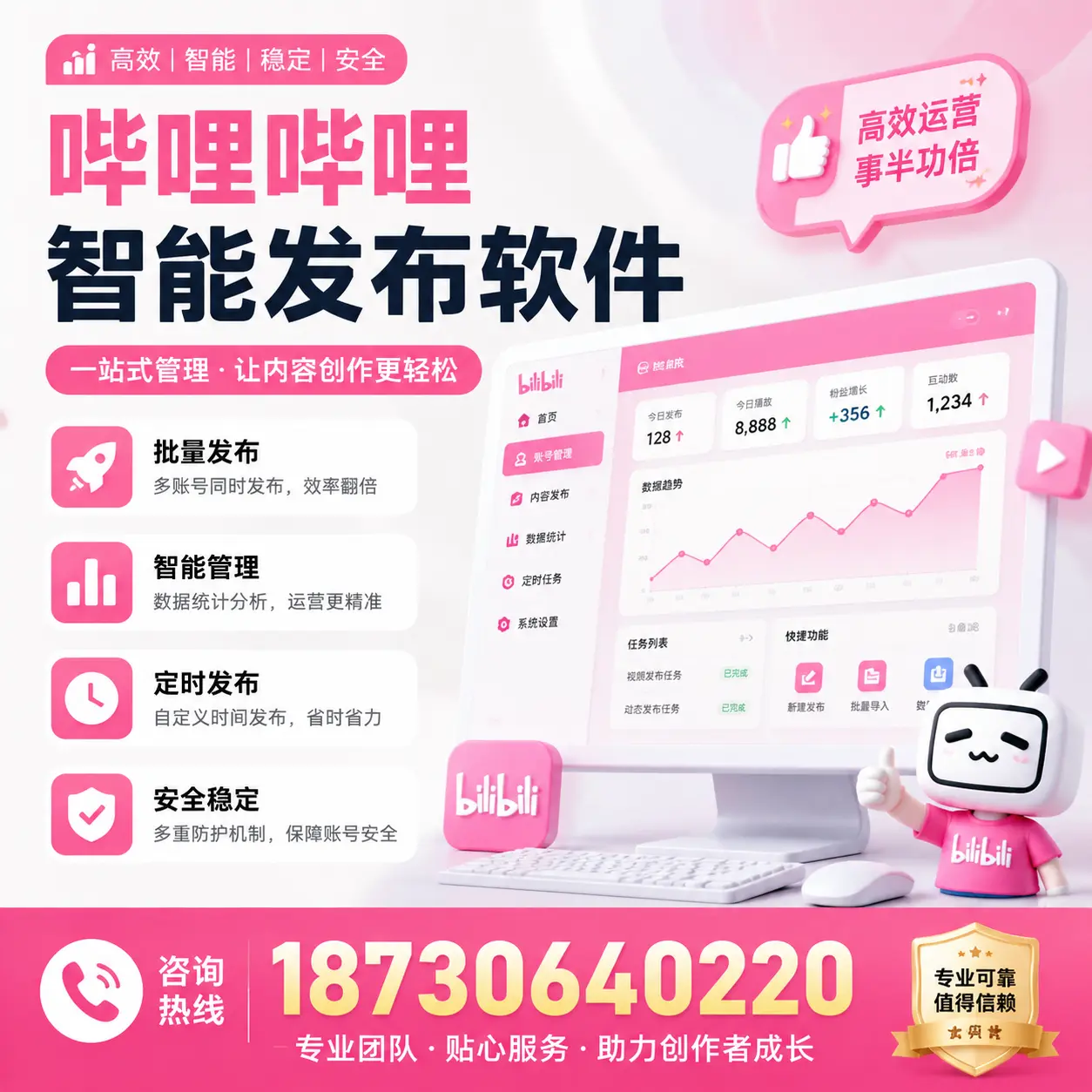 如何评估哔哩哔哩智能发布软件的ROI?武威 企业必读